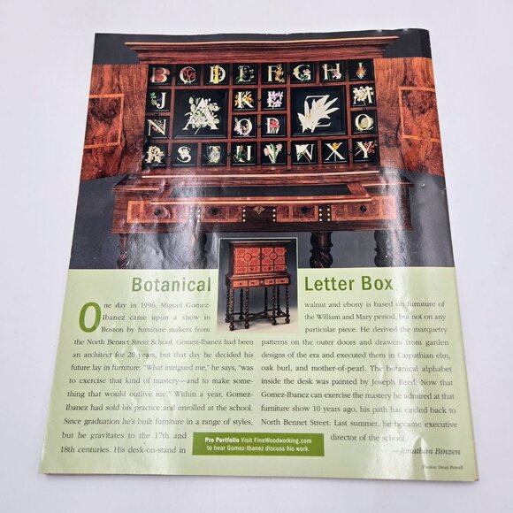 Tauton’s Fine Woodworking Magazine Lot February April June August October Decemb - Picture 9 of 15